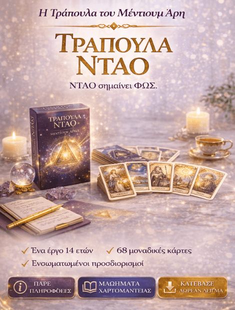 ΤΡΆΠΟΥΛΑ ΝΤΑΟ ΤΟΥ ΜΕΝΤΙΟΥΜ ΑΡΗ