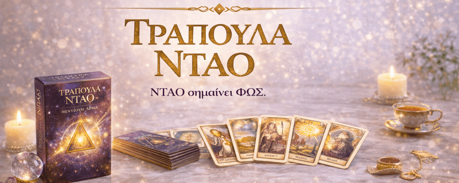 ΤΡΑΠΟΥΛΑ ΝΤΑΟ ΝΤΑΟ σημαίνει ΦΩΣ. Η Τράπουλα Ντάο δημιουργήθηκε για έναν λόγο: Να φανερώσει ό,τι μένει κρυμμένο.